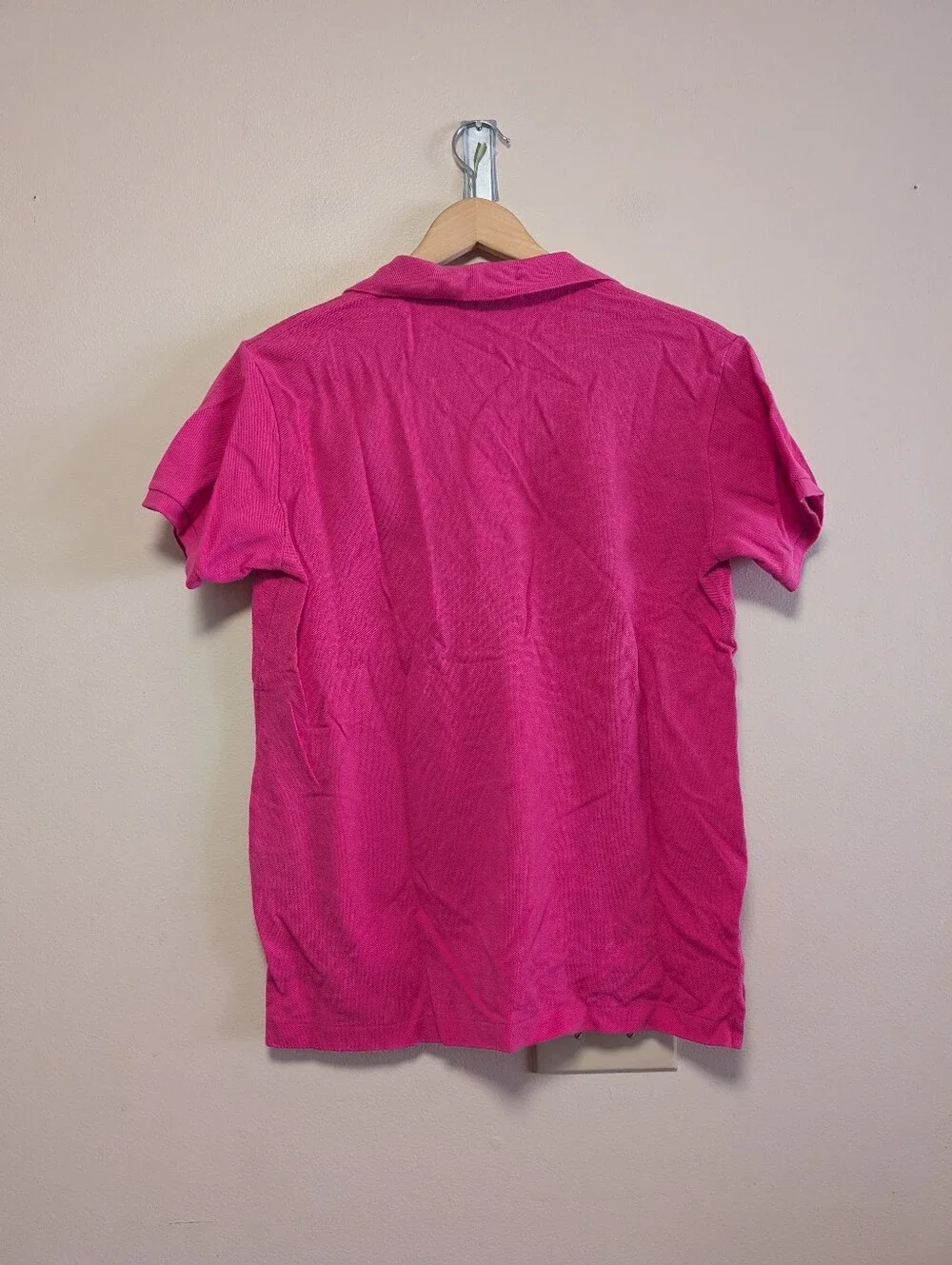 Ralph Lauren Pink Polo Shirt Size Small Green Pony Preppy Classic Fit